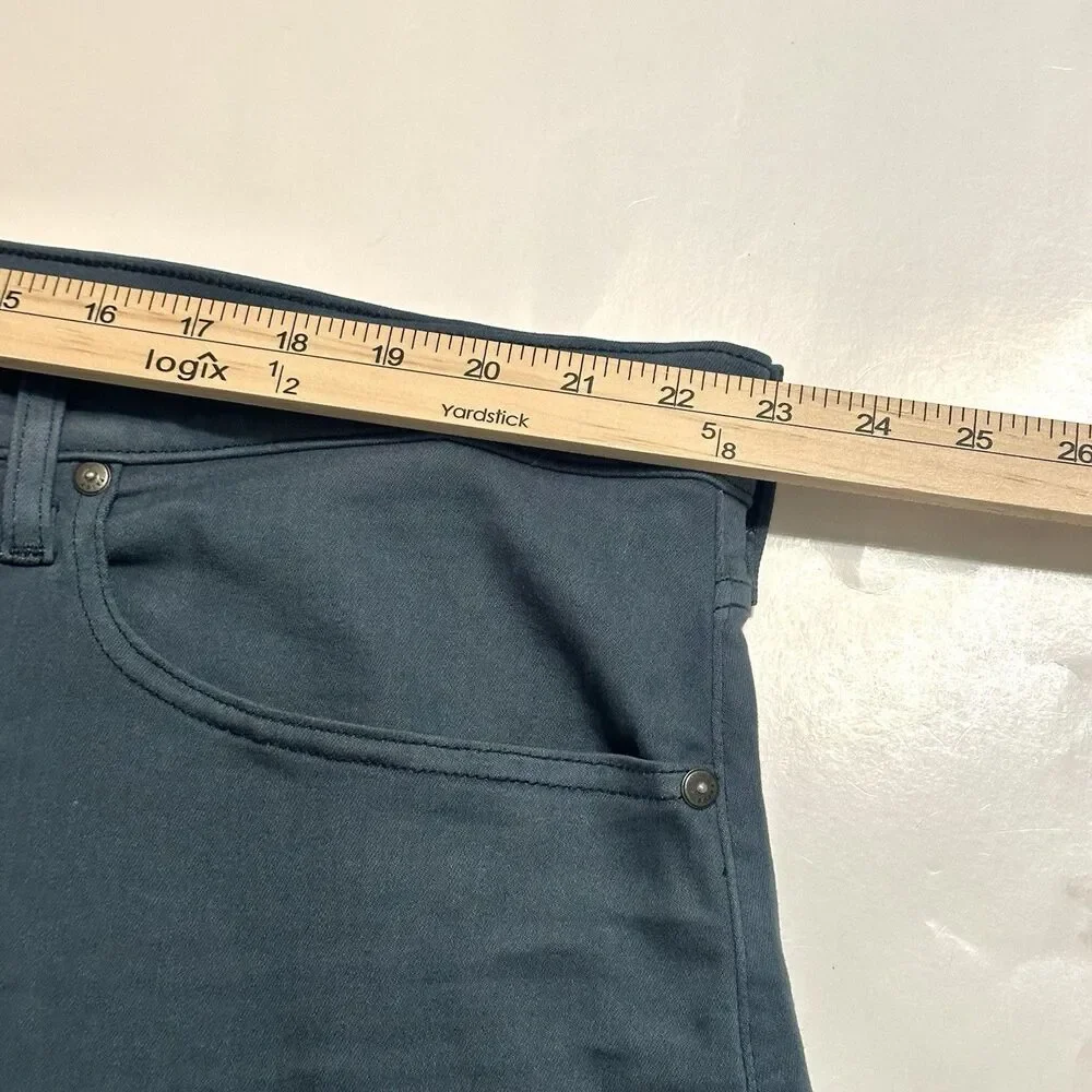 PAIGE Jeans Men’s Size 44 NORMANDIE Straight Blue Storm Sky Stretch Denim Pants - Picture 7 of 15